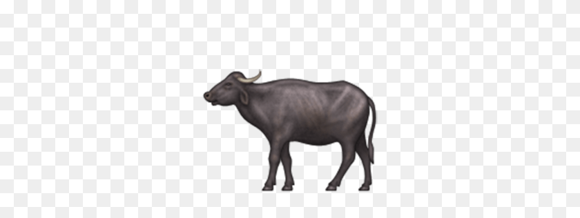 256x256 Water Buffalo Emoji For Facebook, Email Sms Id - Buffalo PNG