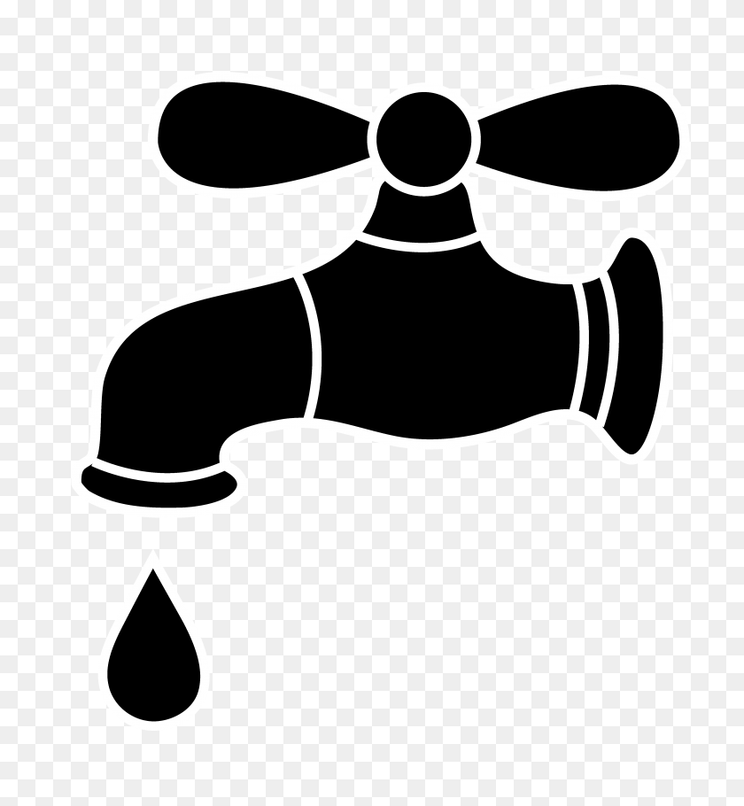 4554x4966 Water Cliparts Bw - Hot Water Clipart