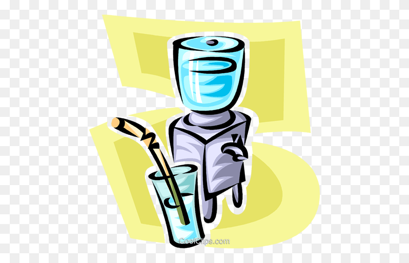 474x480 Water Cooler Royalty Free Vector Clip Art Illustration - Water Cooler Clipart