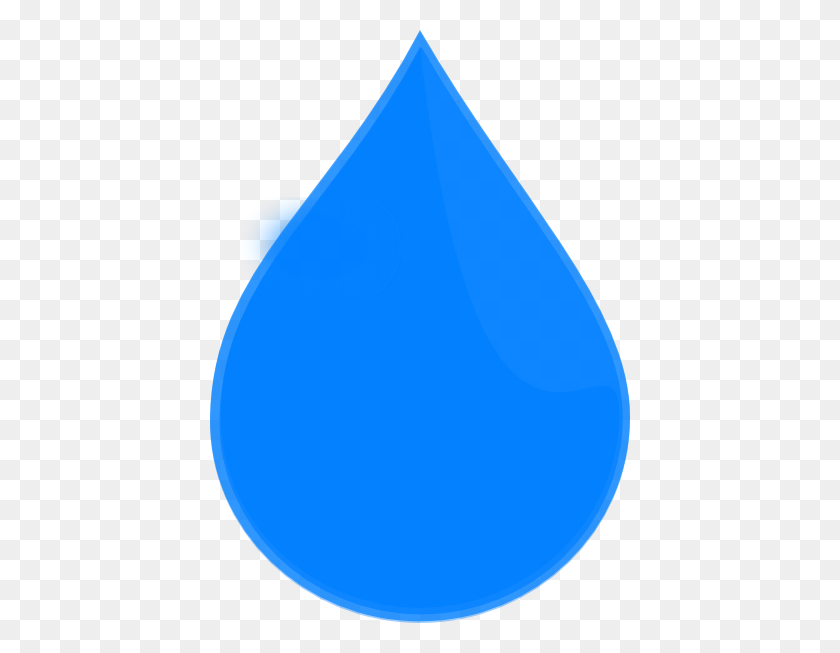 420x593 Water Drop Clipart Blue Water - Drop Clip Art