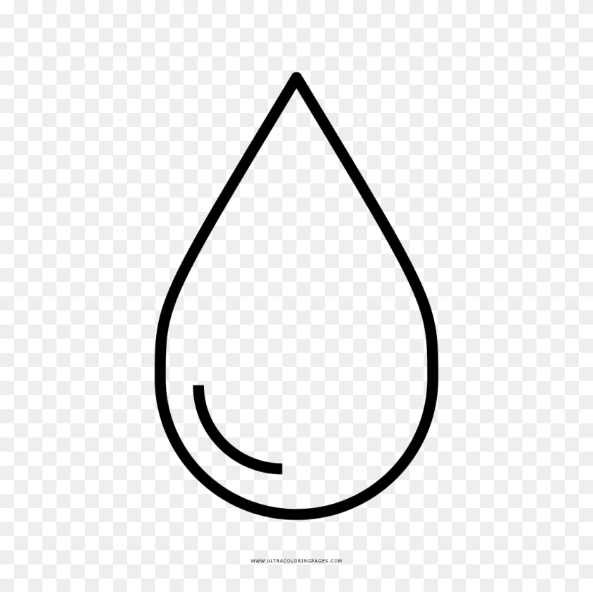 1000x1000 Water Drop Coloring Pages - Water Drop Clipart Free