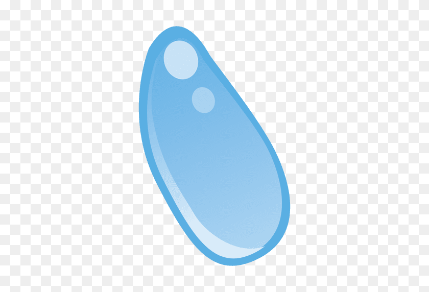 512x512 Water Drop Sliding Illustration - Water Droplet PNG
