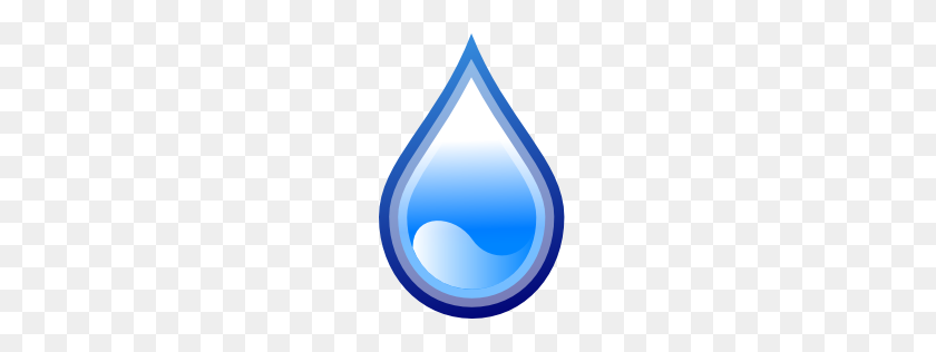 256x256 Water Drop Symbol - Water Ripple Clipart
