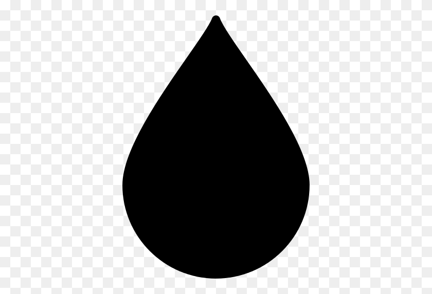 512x512 Water Droplet Silhouette Png Icon - Water Droplet PNG
