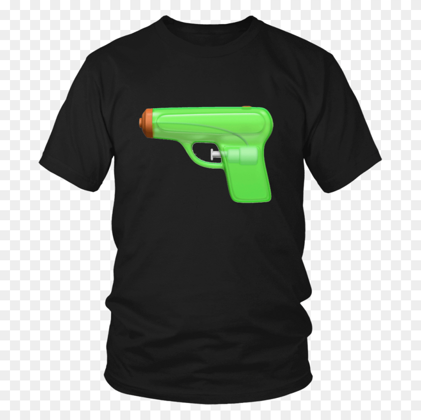 1000x1000 Pistola De Agua Emoji Gráfico De La Camiseta De Jagy - Pistola Emoji Png