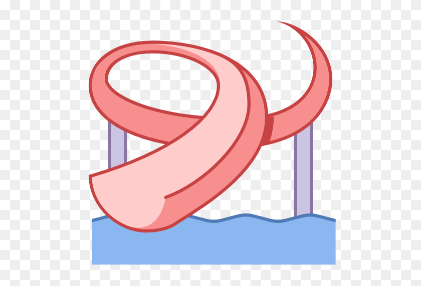 512x512 Water Park Icon Related Keywords Suggestions - Waterslides Clipart