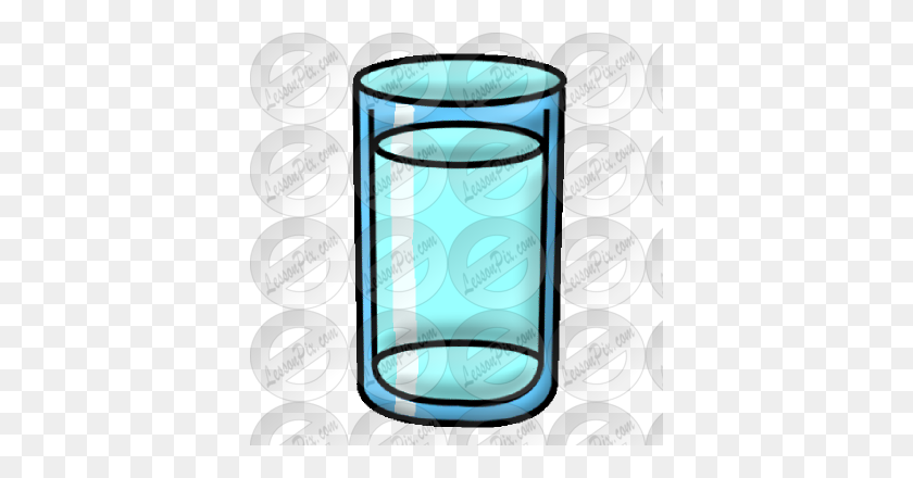 380x380 Water Picture For Classroom Therapy Use - Glass Of Water PNG