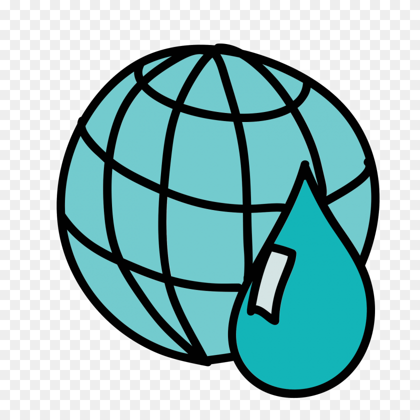 1600x1600 Water Resources Of The Earth Icon - Earth PNG