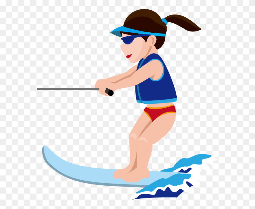 594x631 Water Skiing Sport Clip Art - Ski PNG