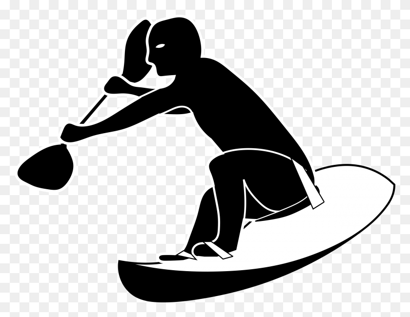 2400x1816 Water Sport Clipart - Sports Clipart Black And White