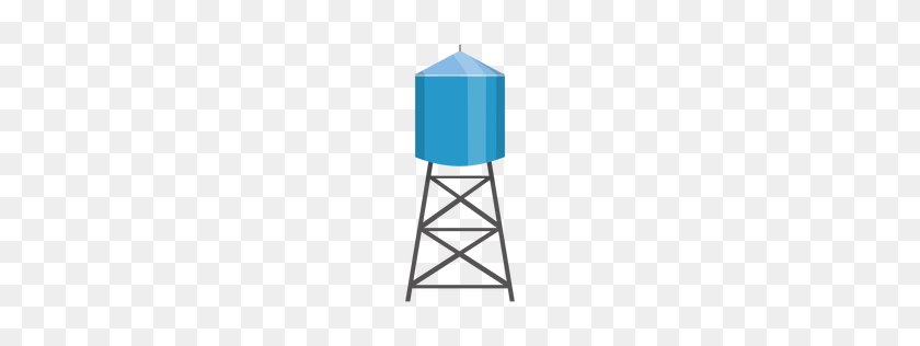 256x256 Water Tower Container Icon - Water Tower Clip Art