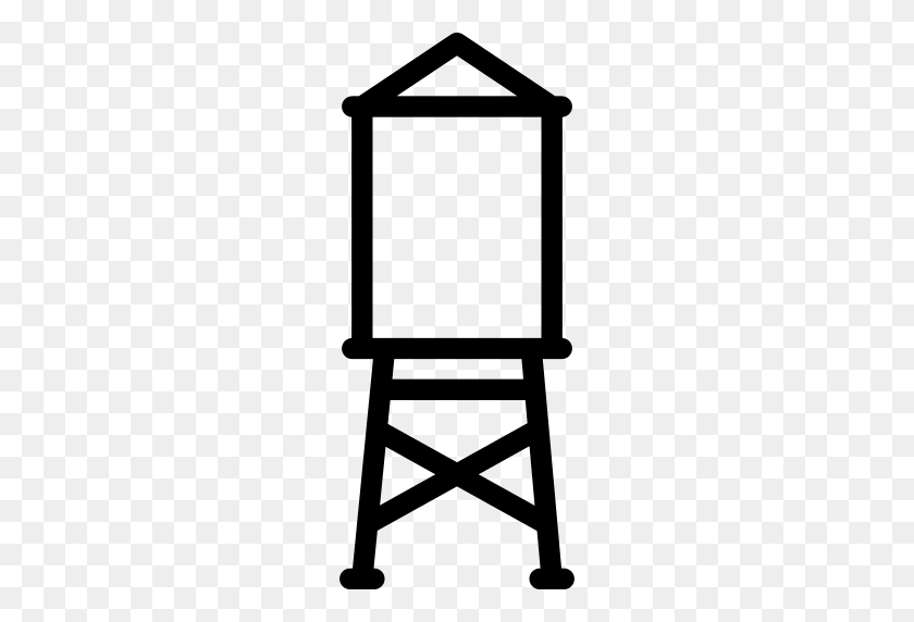 512x512 Water Tower Png Icon - Water Tower PNG