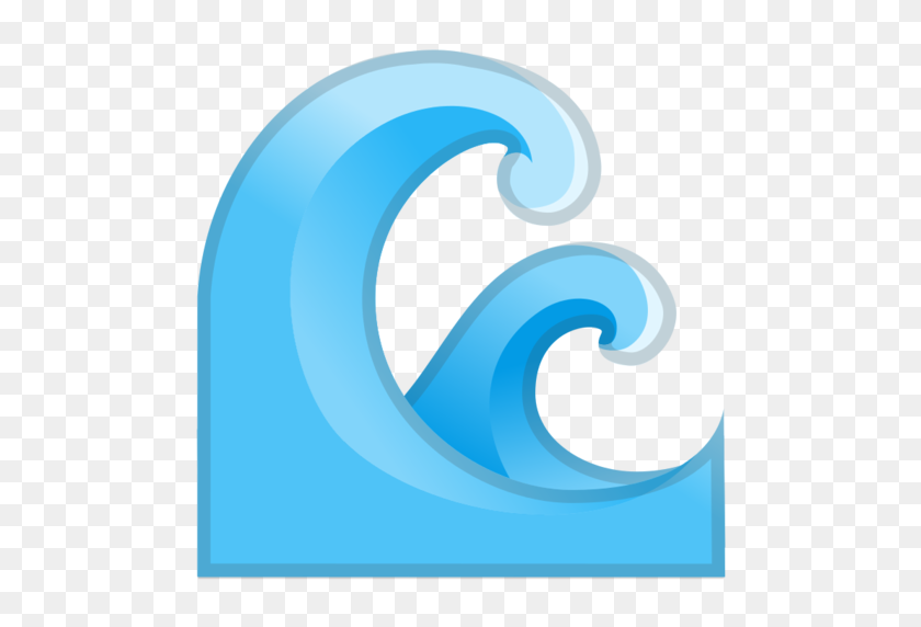 512x512 Водная Волна Emoji - Океанская Волна Png