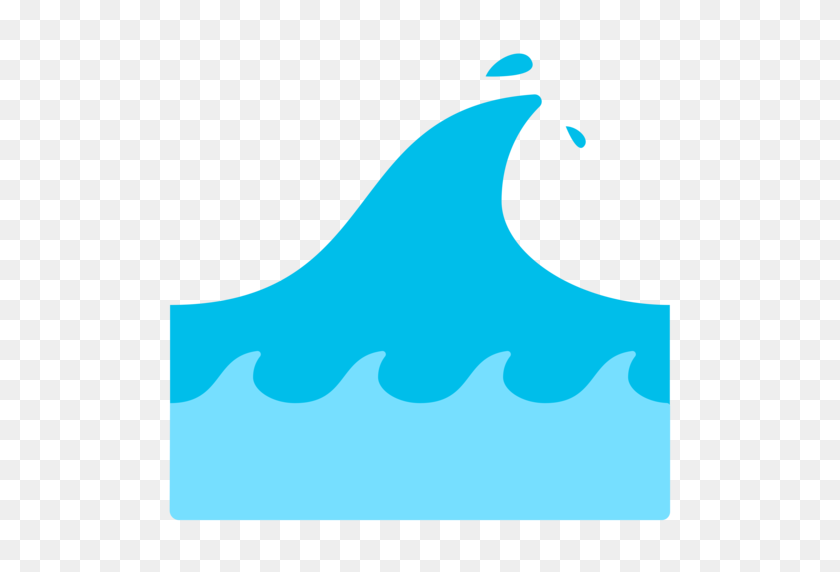 512x512 Onda De Agua Emoji - Agua Emoji Png