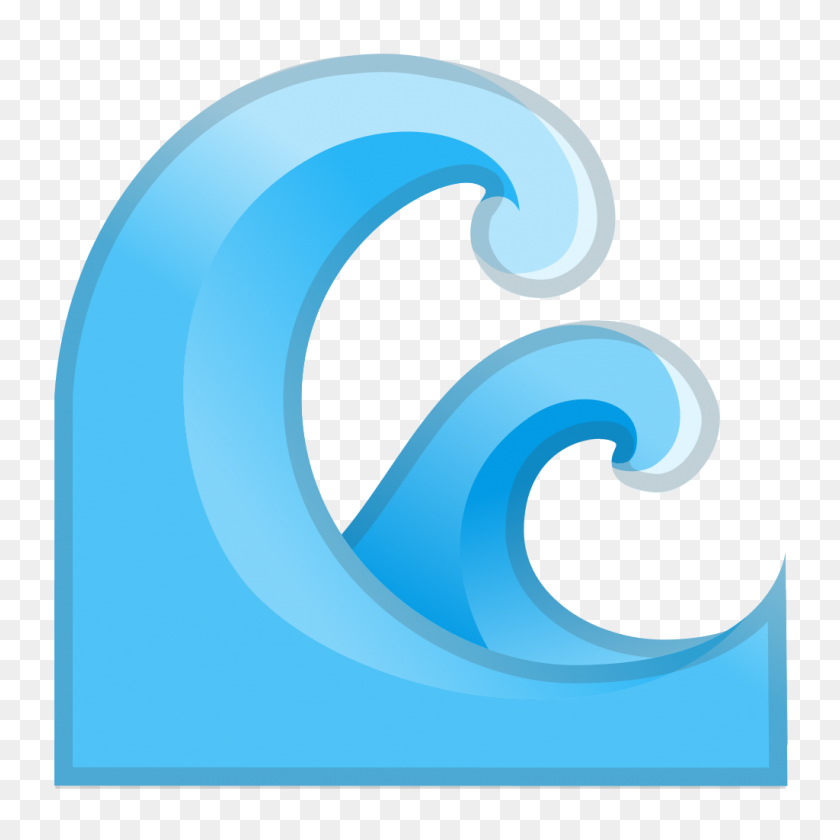 1024x1024 Water Wave Icon Noto Emoji Travel Places Iconset Google - Water Icon PNG