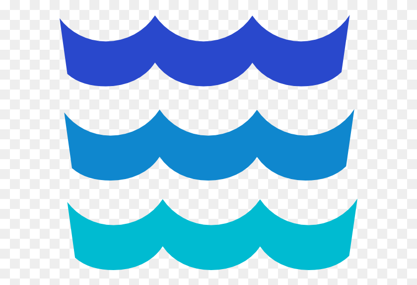 600x513 Water Waves Clipart - Water Waves Clipart