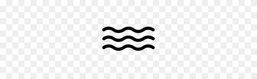 200x200 Water Waves Icons Noun Project - Water Wave PNG
