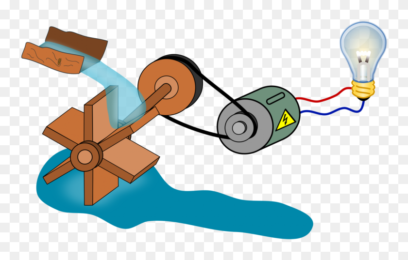 1224x750 Water Wheel Power Station Hydroelectricity Computer Icons - Water Flow Clipart