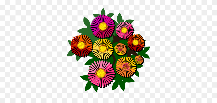 340x340 Акварельная Живопись Трансвааль Дейзи Срезанные Цветы Бесплатно Хризантемы - Акварельный Цветок Png