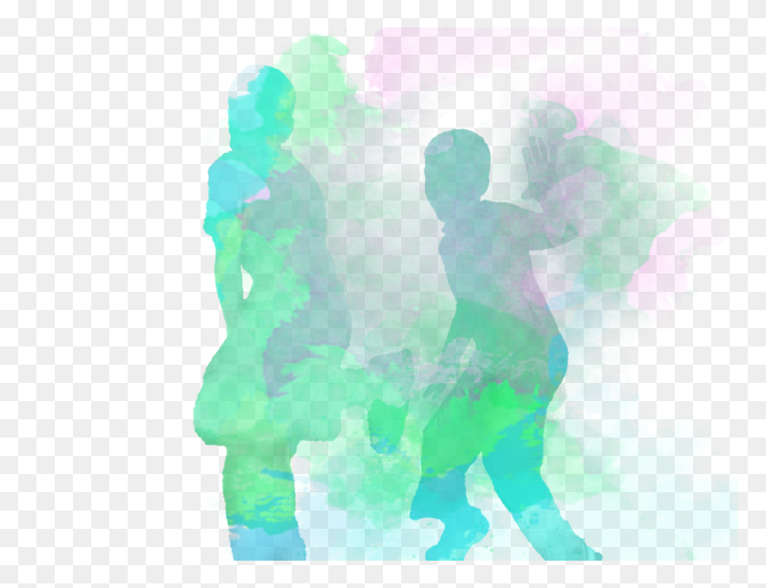 1000x750 Watercolor People Tori Channell - Green Watercolor PNG