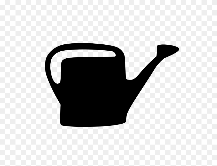 1280x958 Watering Can - Watering Can Clipart Black And White