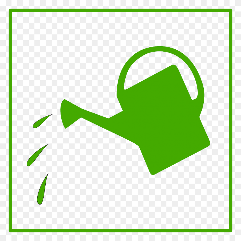 1280x1280 Watering Can Clip Art - Watering Can Clipart