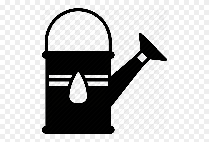 512x512 Watering Can Clipart Farmer Tool - Farm Clipart Black And White