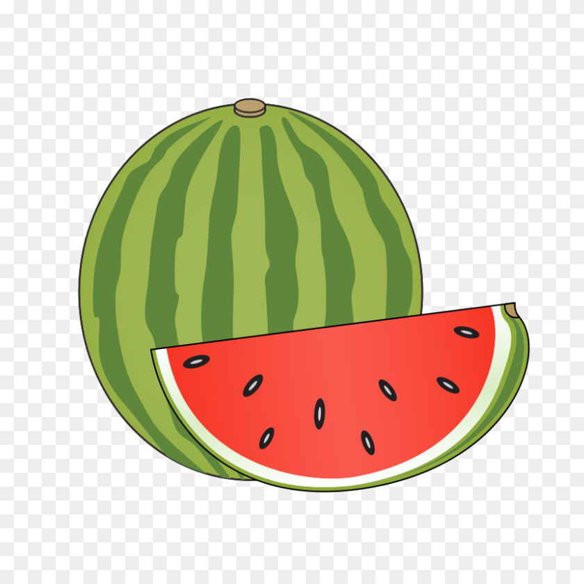 800x800 Watermelon Clipart Food - Watermelon PNG