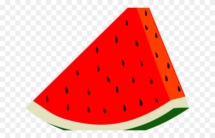 640x480 Watermelon Clipart Watermelon Slice - Watermelon Clipart Black And White