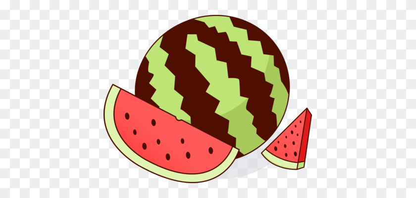421x340 Watermelon Cucumber Computer Icons Muskmelon - Watermelon Clip Art Free
