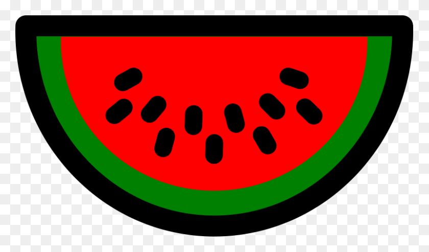 800x445 Watermelon Free Stock Photo Illustration Of A Watermelon Slice - Cucumber Slice Clipart