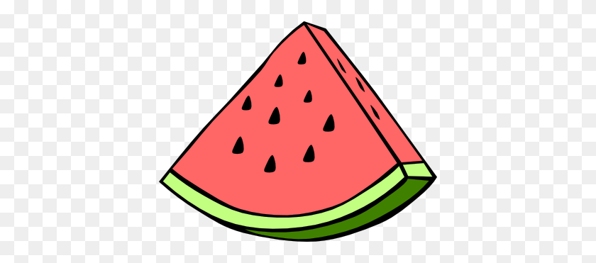 392x311 Watermelon Graphic For Fun Yearbook Coloring - Clipart Tumblr