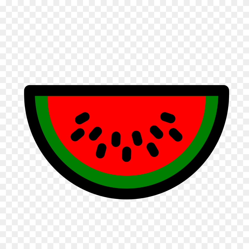 2400x2400 Watermelon Icon Icons Png - Watermelon PNG