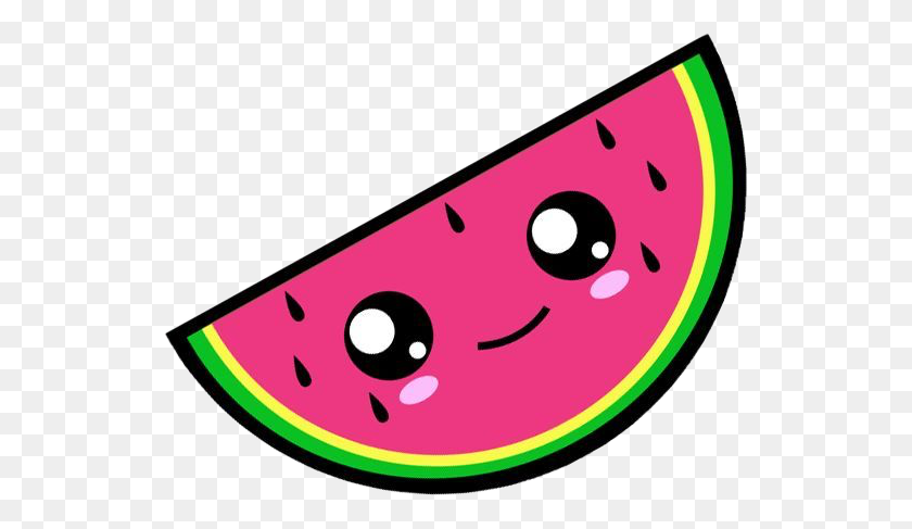 538x427 Watermelon Kawaii Summer Tasty Yummyfood Hellosummer - Hello Summer Clipart