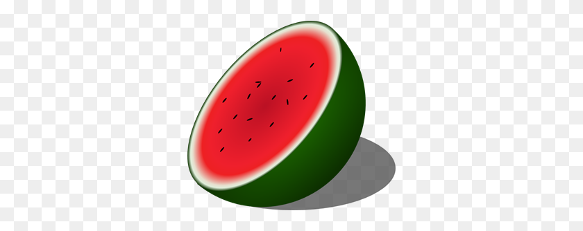 300x274 Watermelon Png, Clip Art For Web - Cucumber Clipart