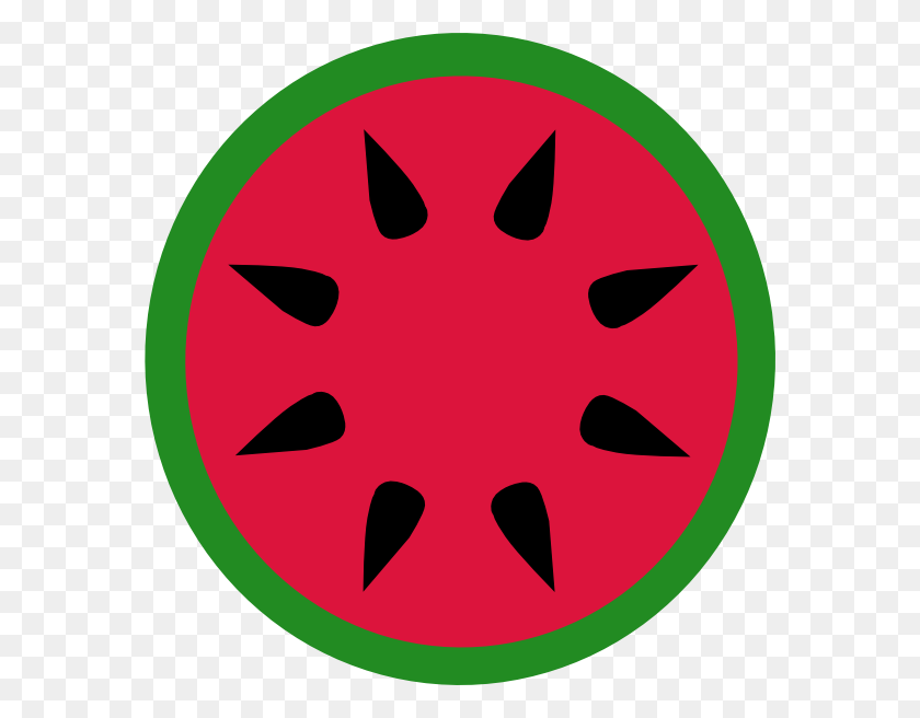 576x596 Watermelon Png Clip Arts For Web - Watermelon PNG