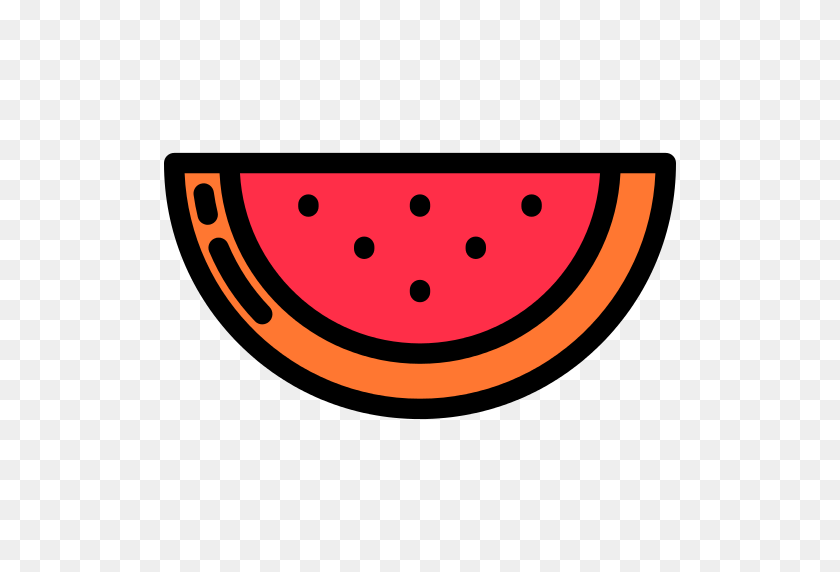 512x512 Watermelon Png Icon - Watermelon Slice PNG