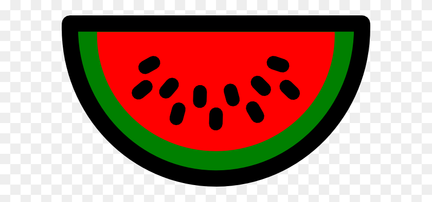 600x334 Watermelon Slice Watermelon Clip Art - Slice Clipart