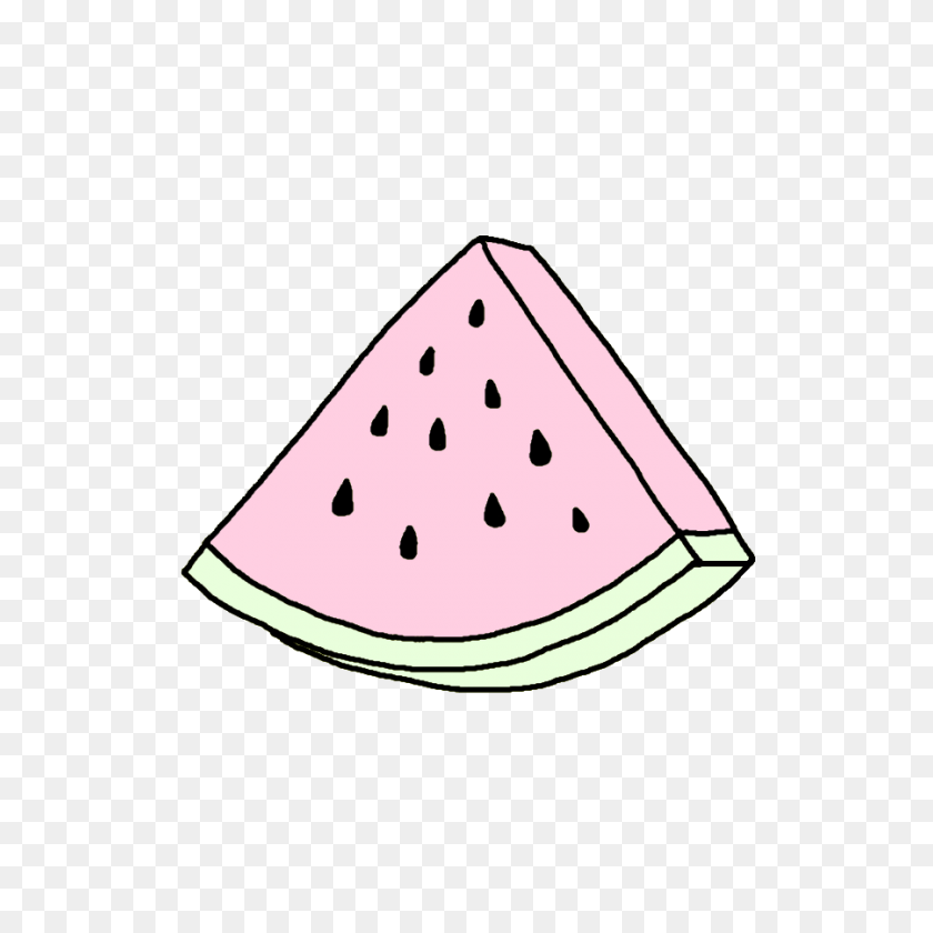 900x900 Watermelon' Sticker - Tumblr PNG Transparent