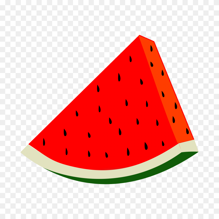 2400x2400 Watermelon Vector Clipart Image - Watermelon Clip Art Free