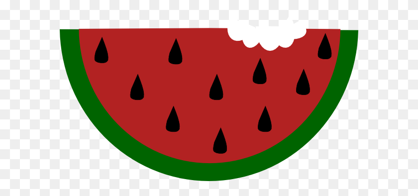 600x334 Watermelon With Bite Png Clip Arts For Web - Watermelon PNG