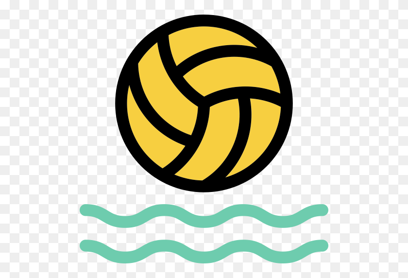 512x512 Waterpolo, Ball, Sports Icon With Png And Vector Format For Free - Waterpolo Ball Clipart
