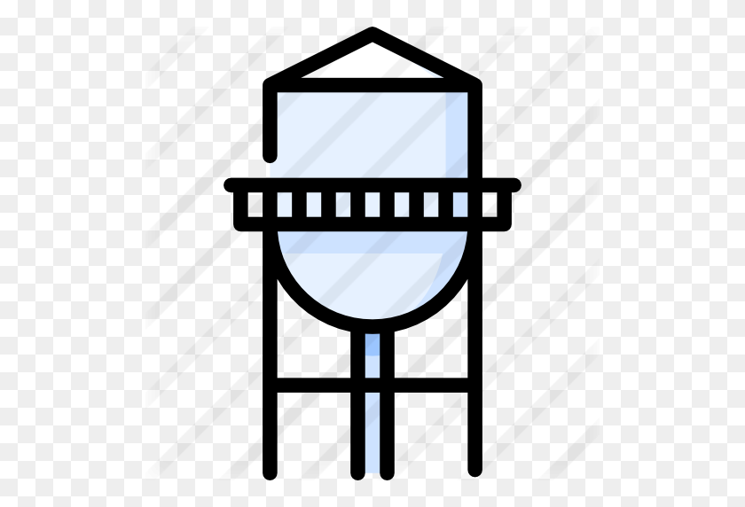 512x512 Watertower - Water Tower PNG