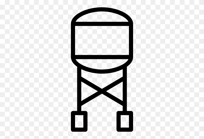512x512 Watertower Water Png Icon - Water Tower Clip Art