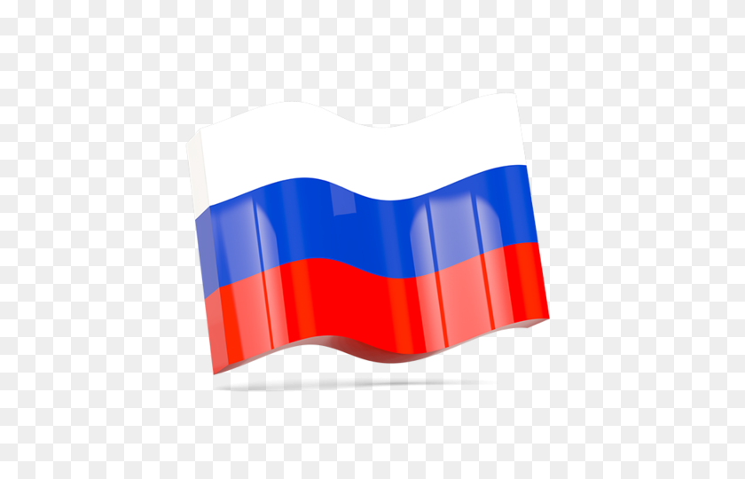 640x480 Onda Icono De La Ilustración De La Bandera De Rusia - Bandera De Rusia Clipart