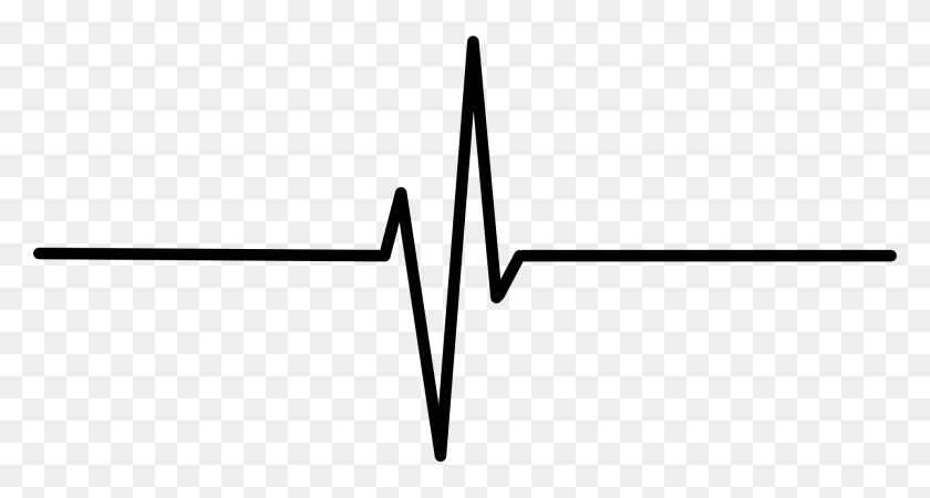 1920x960 Сердцебиение Волн - Сердце С Сердцебиением Клипарт