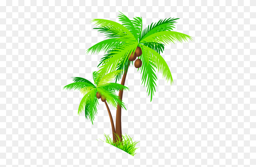 1280x800 Waves Clipart Palm Tree - Tropical Trees PNG