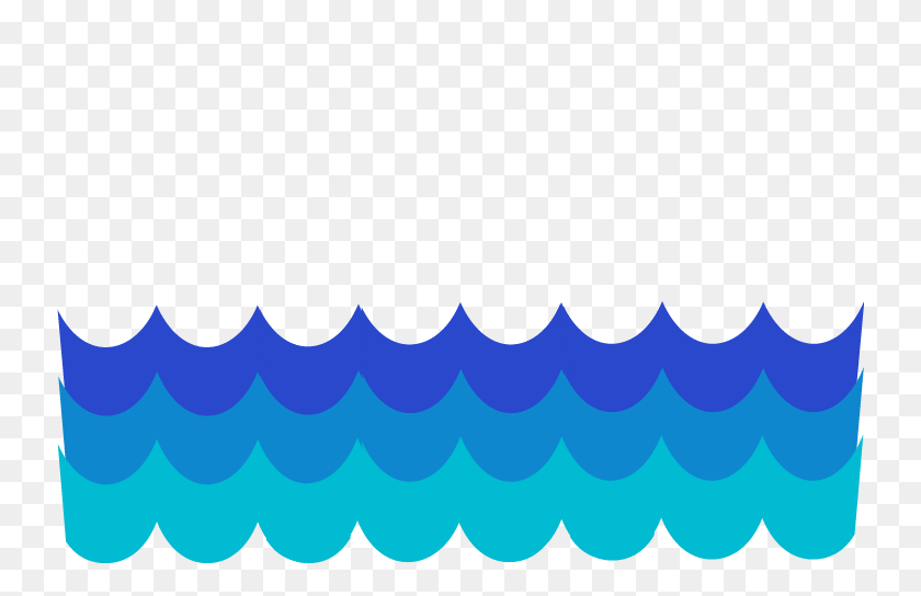 736x484 Волны Границы Волны Воды Клипарт - Волна Границы Png