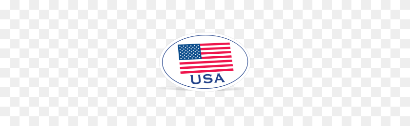 200x200 Waving American Flag Static Cling Stickers - American Flag Waving PNG