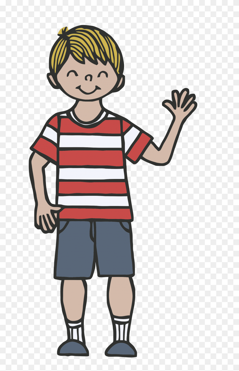 2072x3300 Waving Clipart Group With Items - Person Waving Clipart